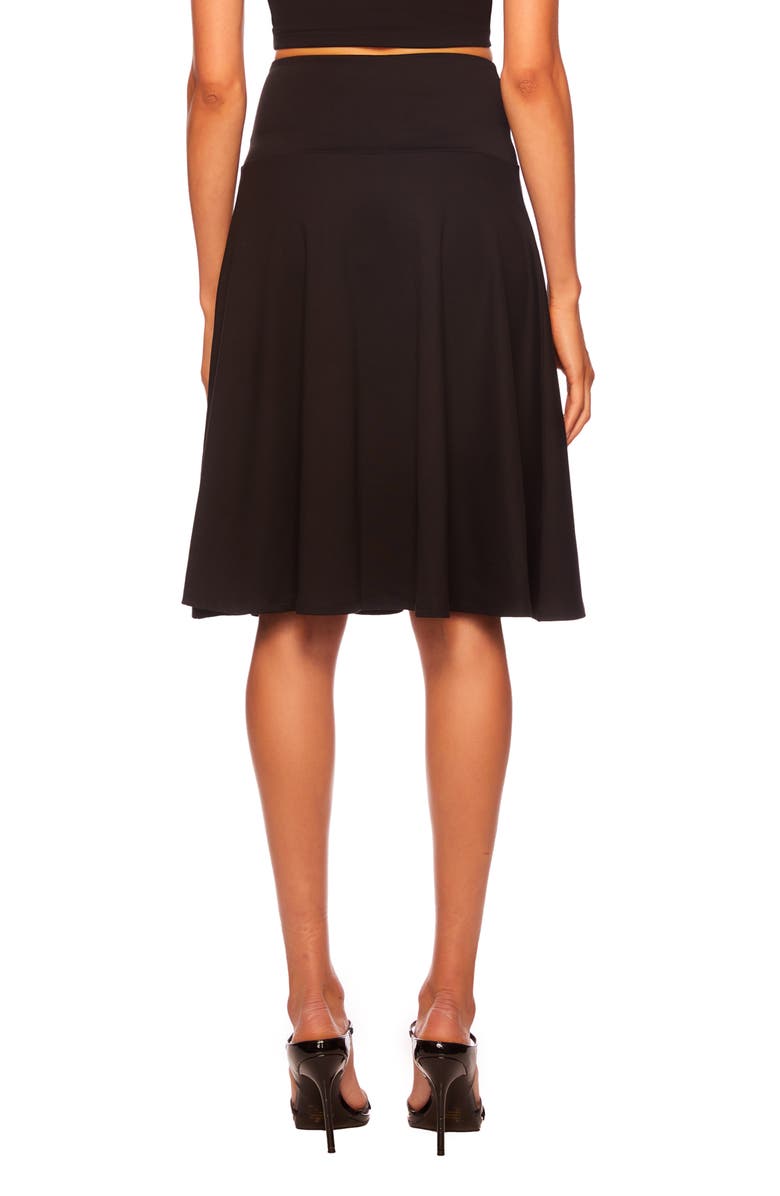Susana Monaco High Waist Flare Skirt, Alternate, color, 