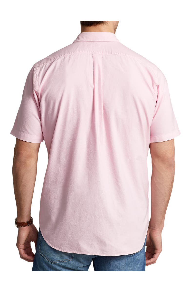 Polo Ralph Lauren Big & Tall Classic Fit Garment-Dyed Solid Oxford Sport Shirt, Alternate, color, Carmel Pink