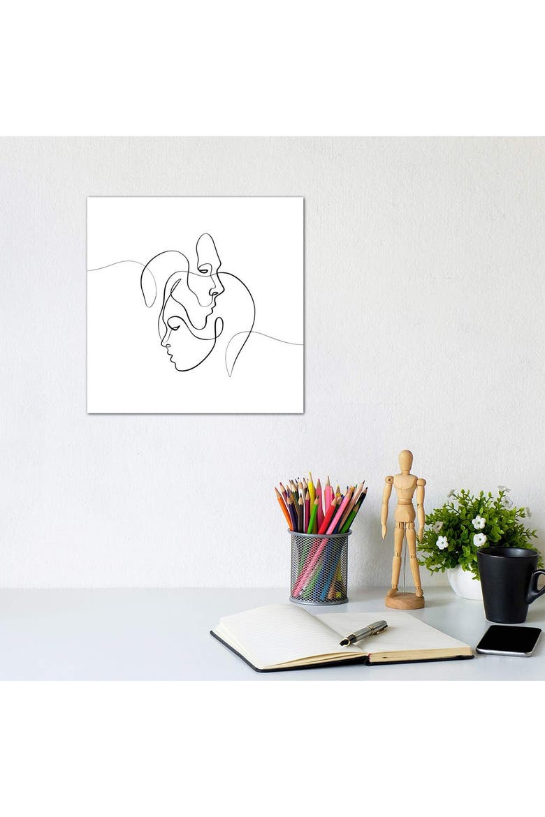 Closer by Dane Khy Canvas Wall Art - 18" x 18, Alternate, color, MULTI