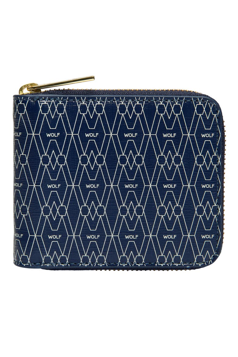 Signature Zip Wallet, Main, color, Blue