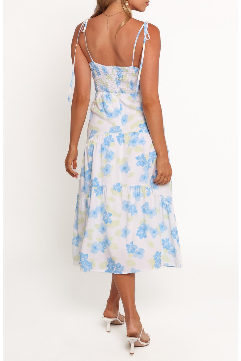 Kieran A-Line Midi Dress, Alternate, color, BLUE FLORAL