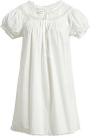 DÔEN Daphne Lace Detail Organic Cotton Minidress