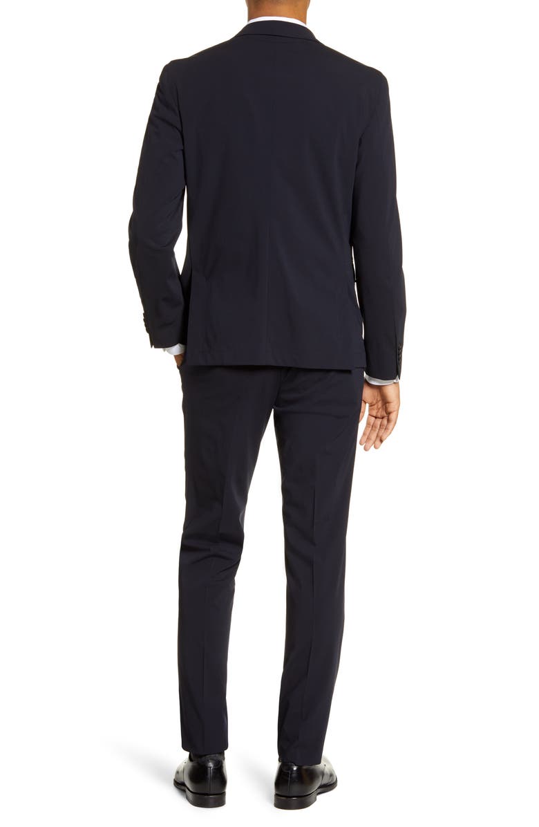 BOSS Neight/Byte Trim Fit Solid Stretch Wool Blend Travel Suit, Alternate, color,