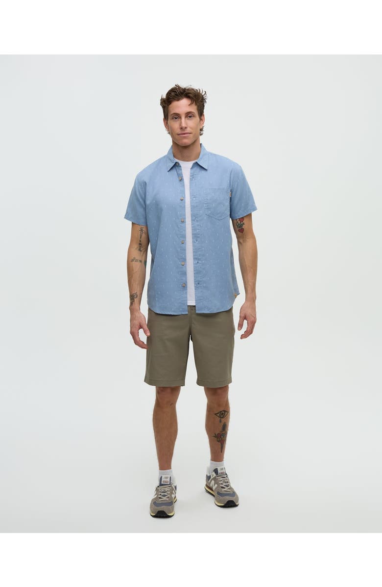 tentree Small Tree Mancos Shirt, Alternate, color, Lakeside Blue/Small Tree