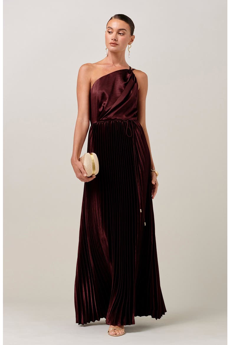 Trixie Maxi Dress, Alternate, color, Burgundy