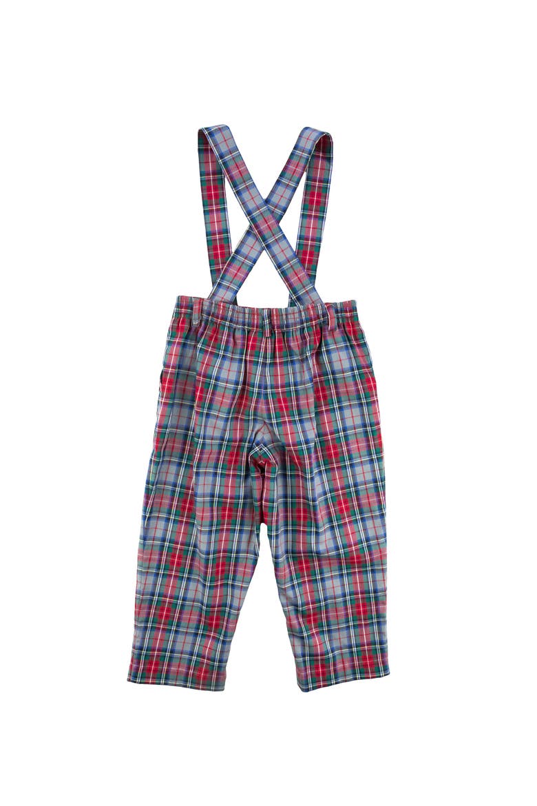 Plaid Pant with Removable Suspenders, Alternate, color, Grey, Red & Green Plaid