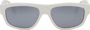 Fendi Diagonal 56mm Geometric Sunglasses