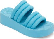 Roxy Totally Tubular Platform Wedge Slide Sandal