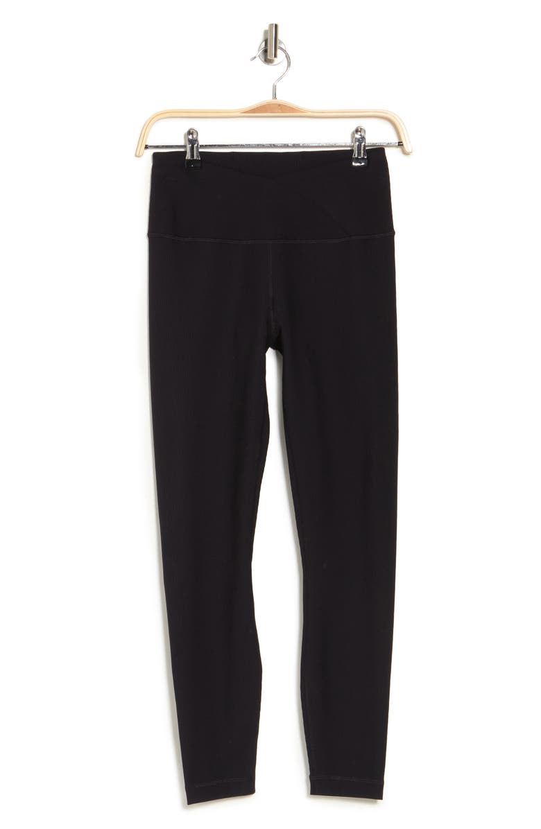 90 DEGREE BY REFLEX Interlink High Waist Cross Active Leggings, Alternate, color,