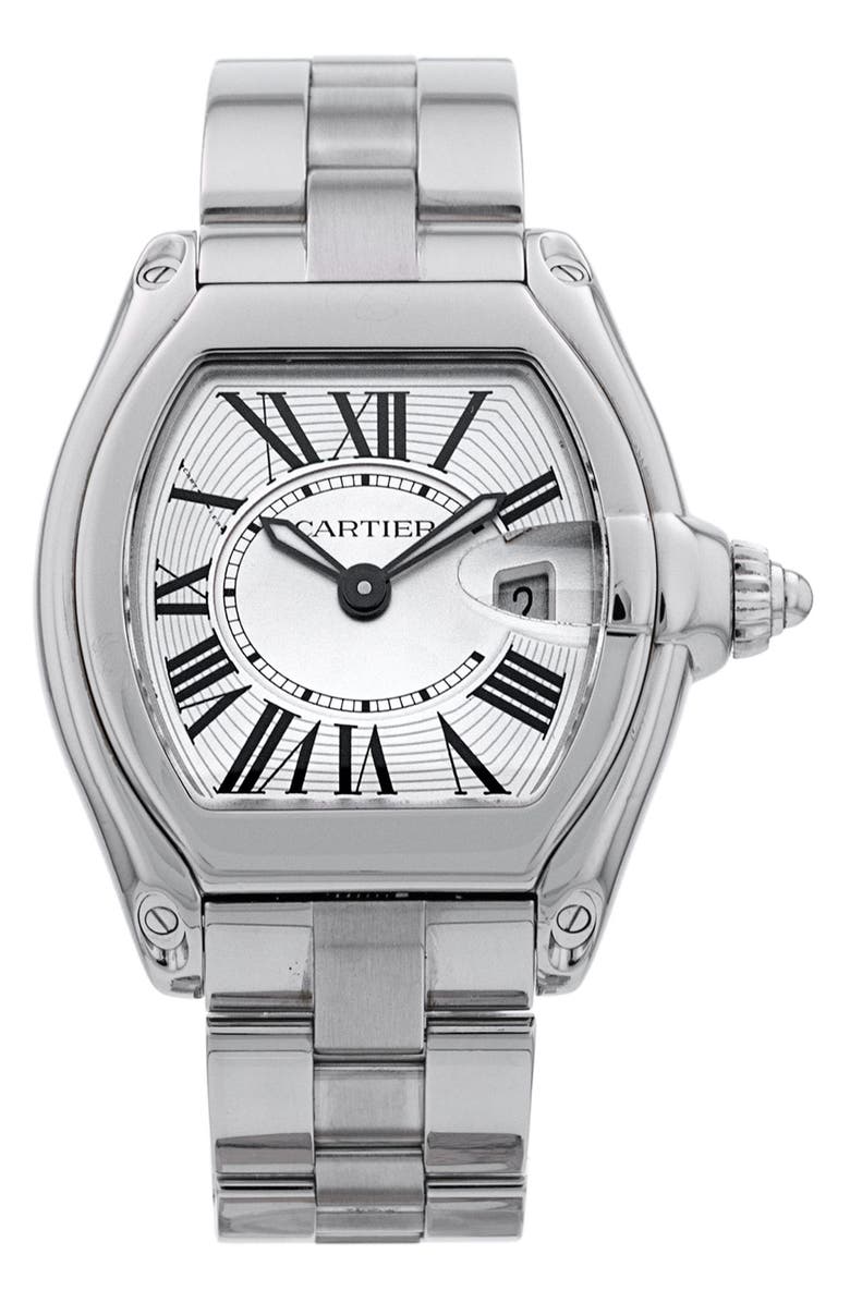 Watchfinder & Co. Cartier Preowned Roadster Bracelet Watch, 32mm, Main, color,