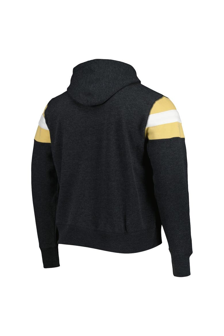 Men's '47 Black New Orleans Saints Legacy Premier Nico Pullover Hoodie, Alternate, color, Black