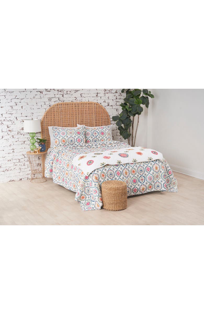 carol & frank Fallon Quilt Bedding Collection, Main, color, White