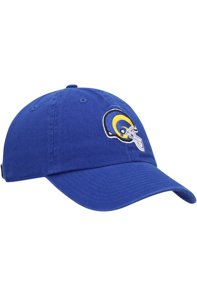 Men's '47 Royal Los Angeles Rams Clean Up Legacy Adjustable Hat, Alternate, color, Royal