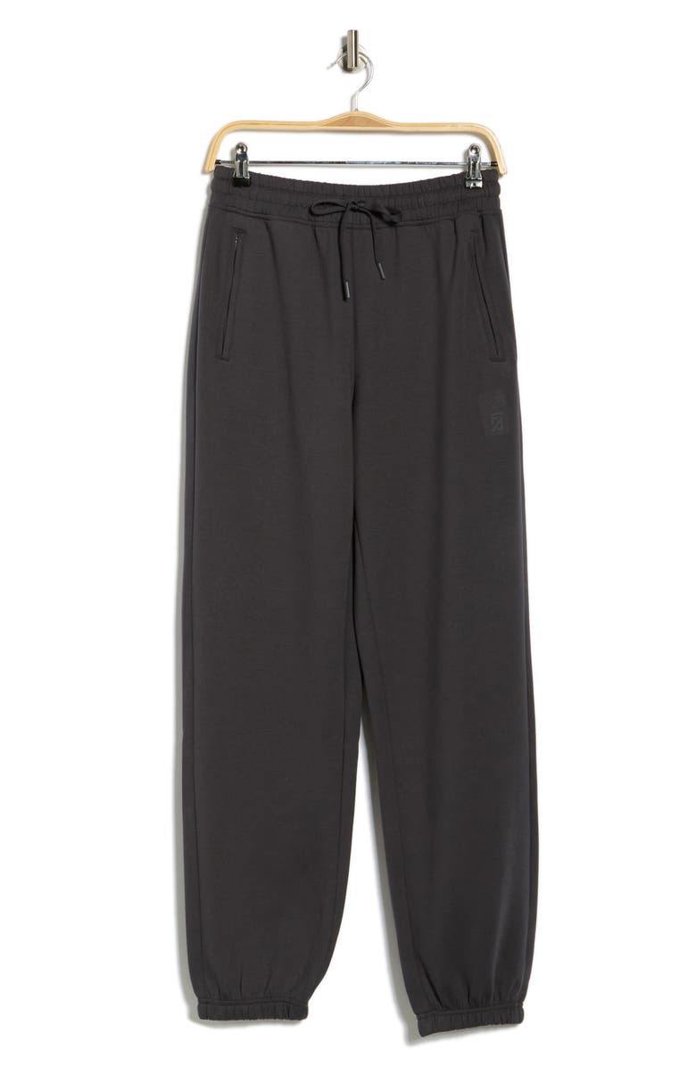 Faith Connexion Scuba Logo Ritual Joggers, Alternate, color, Ebony/ Shadow Black