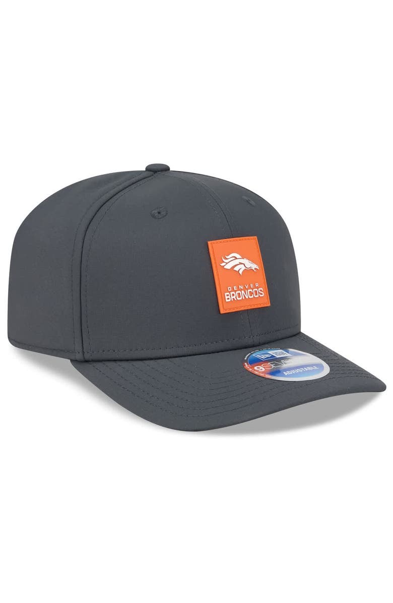 New Era Men's New Era Charcoal Denver Broncos 2025 Sideline Cold Weather 9SEVENTY Adjustable Hat, Alternate, color, 