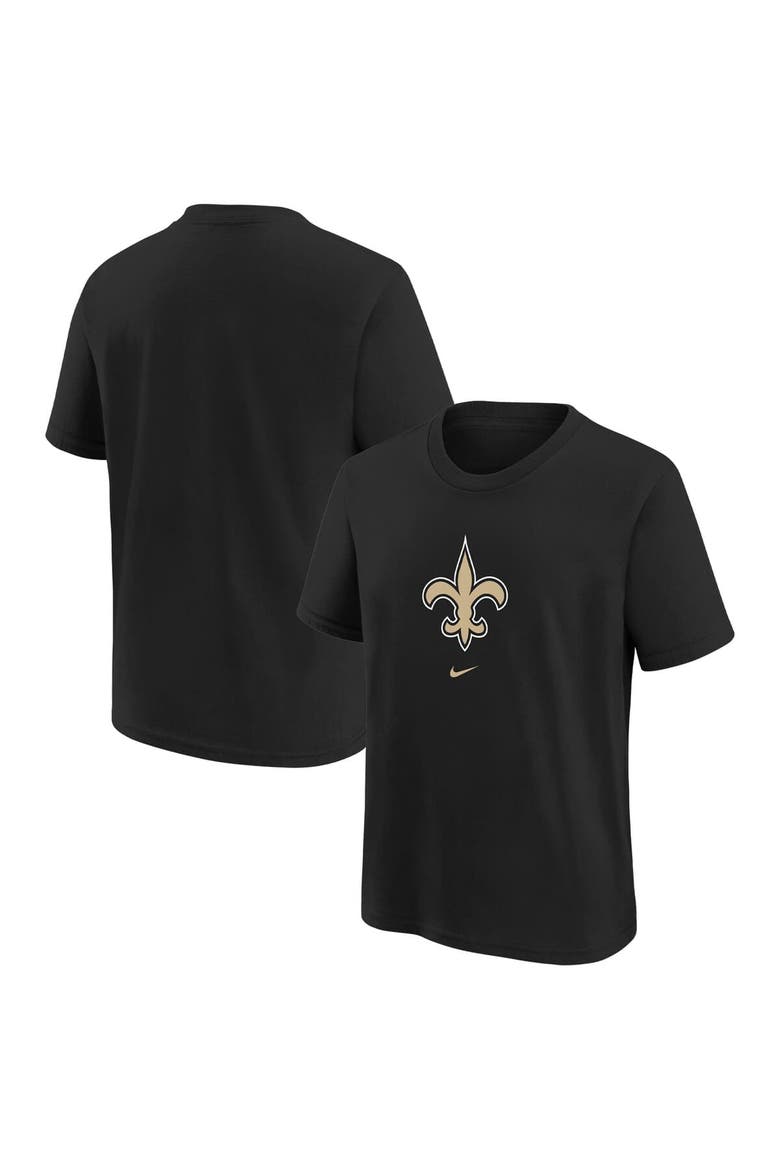 Preschool Nike Black New Orleans Saints Team Wordmark T-Shirt, Main, color, Black