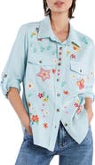 Billy T Sketchbook Embroidered Button-Up Shirt