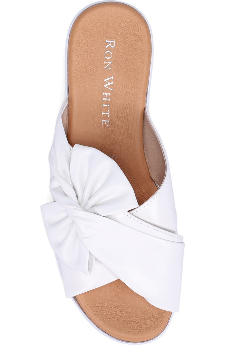 Ron White Paislee Platform Wedge Salide Sandal, Alternate, color, White