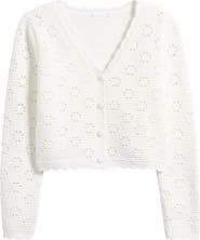 All in Favor Open Stitch Cotton Blend Cardigan