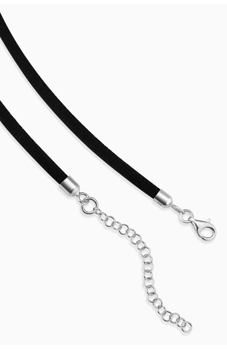 Oradina Sterling Silver Lover Cord Pendant Necklace, Alternate, color, Silver