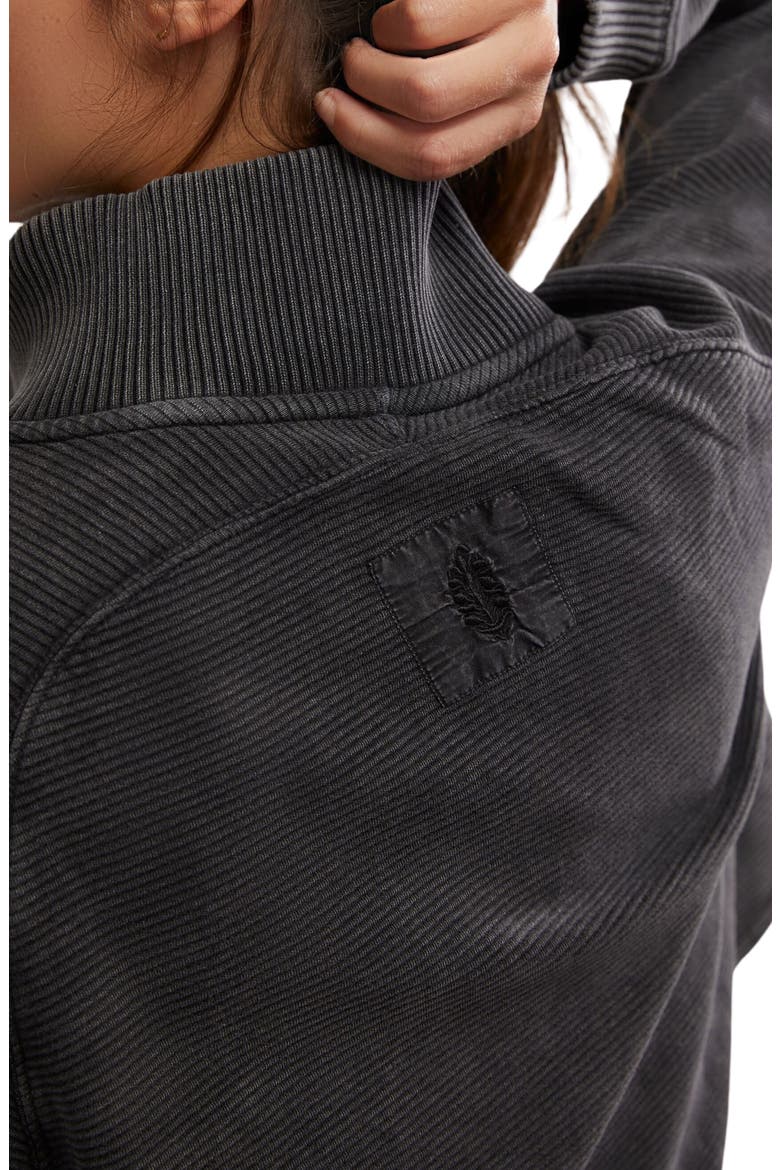 FP Movement So Fly Cotton Henley Top, Alternate, color, BLACK