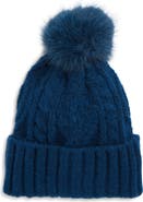 Treasure & Bond Cable Stitch Pom Beanie