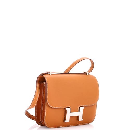 Pre-owned Hermes Hermes Constance Bag Epsom 18 In Gold