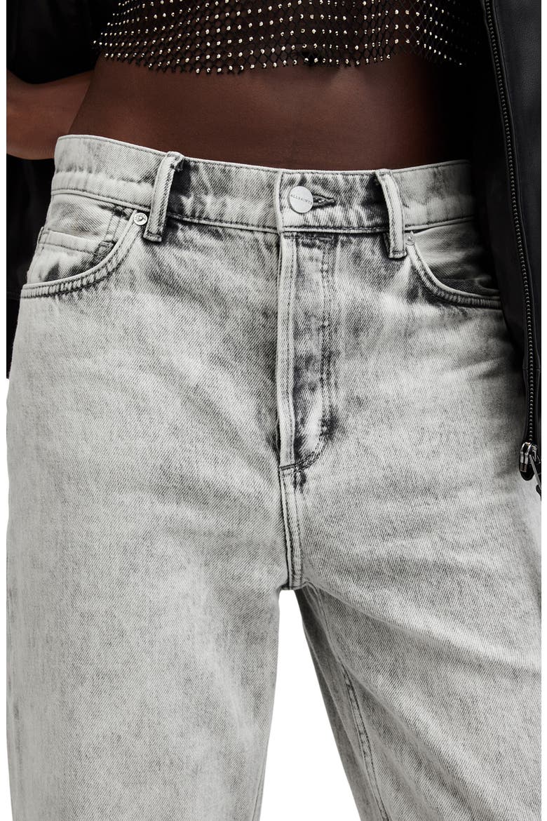Wendel Raw Hem Ankle Straight Leg Jeans, Alternate, color, ANTHRACITE GREY