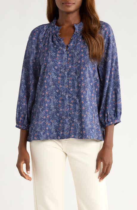 Tommy Bahama Blue Sea Flora Cotton Top