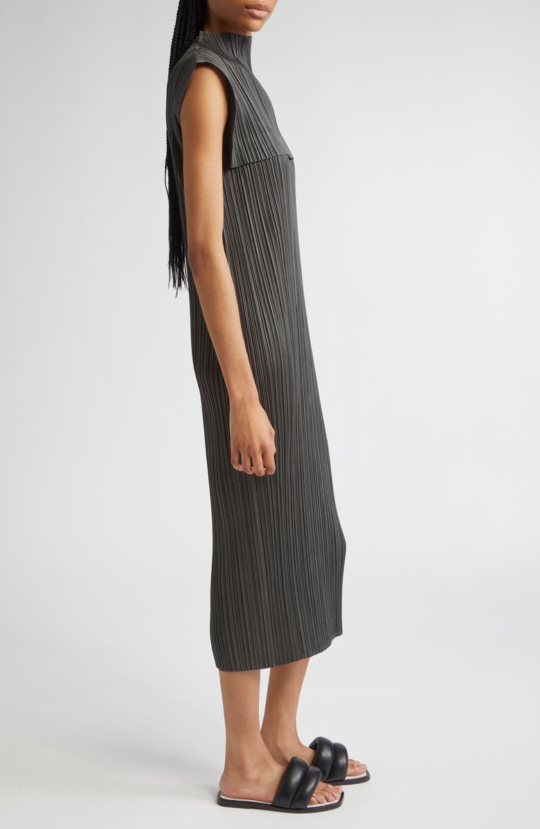 Pleats Please Issey Miyake Monthly Colors June Pleated Midi Dress, Alternate, color,