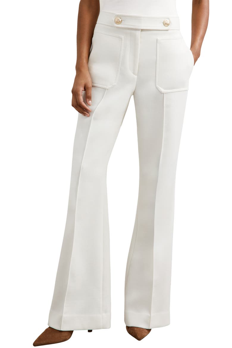 Lily Wide Leg Pants, Main, color, WHITE