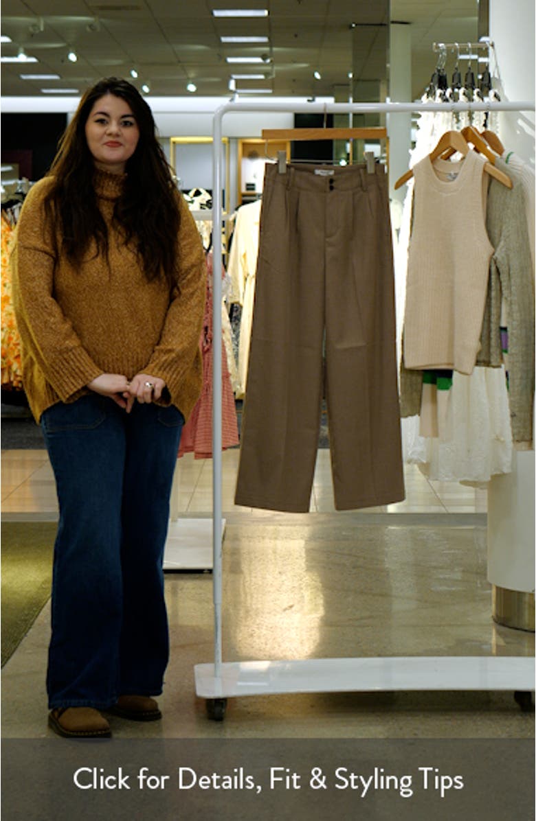 The Harlow Wide Leg Twill Pants, sales video thumbnail