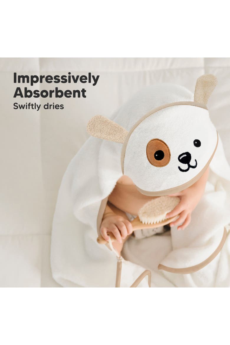 Cuddle Baby Hooded Towel, Alternate, color, Dog