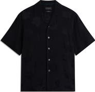 Ted Baker Thovan Floral Jacquard Camp Shirt