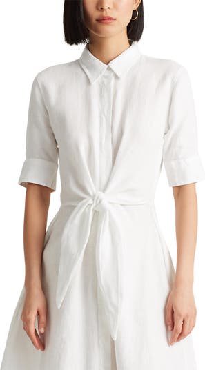 Lauren Ralph Lauren Linen Shirtdress | Nordstrom