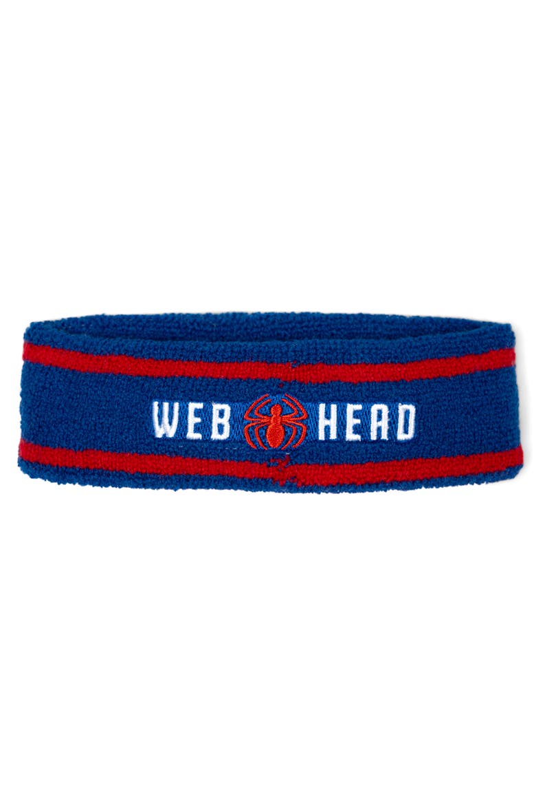 Spider-Man Basketball Romper and Headband Set, Alternate, color, Spider Man Navy Blue