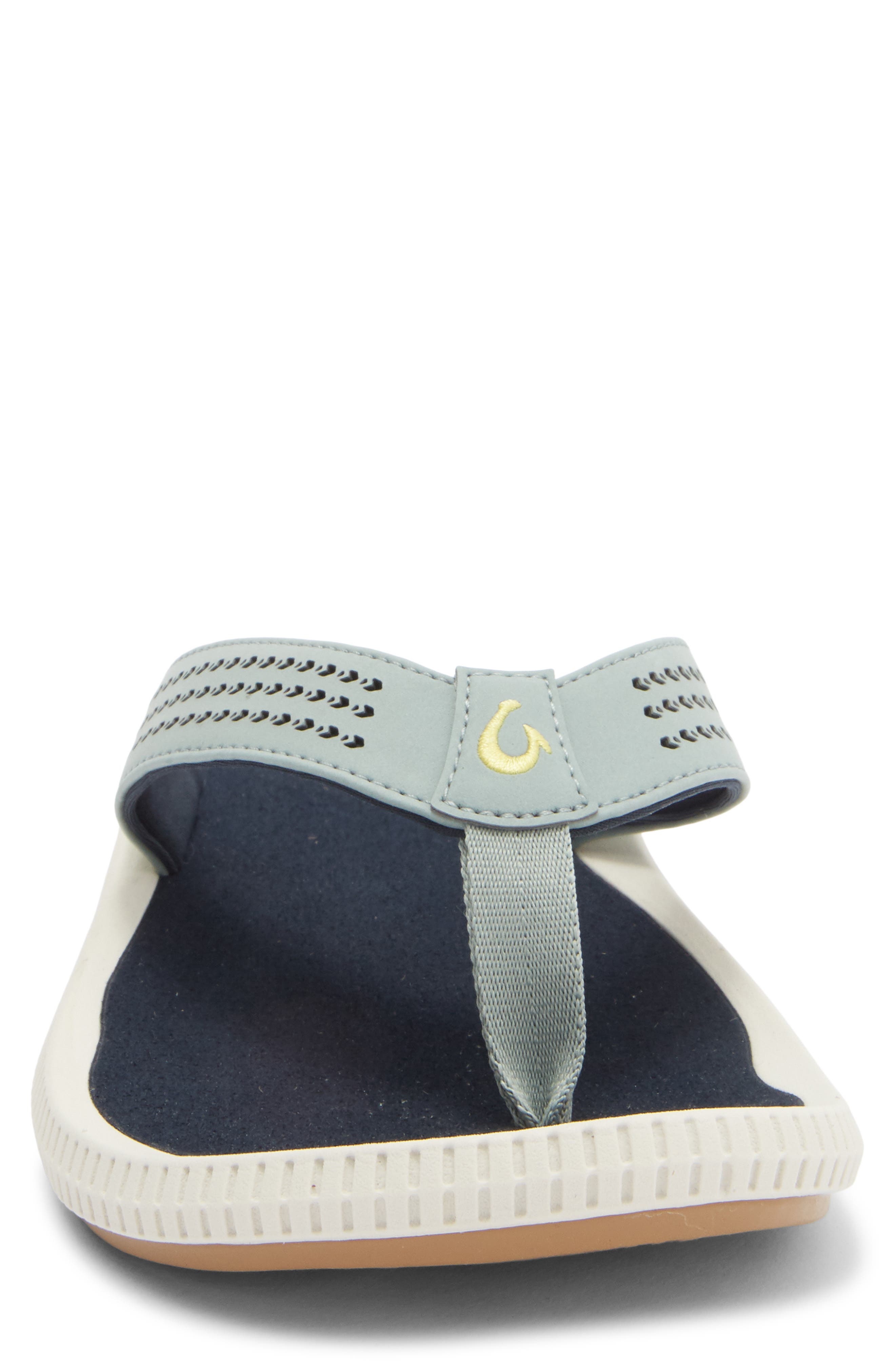 Ulele Flip Flop, Alternate, color, SEAGREEN / TRENCH BLUE