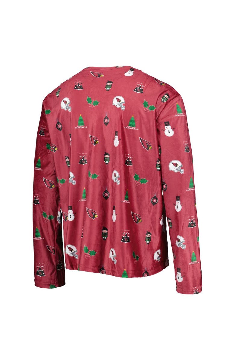 FOCO Men's FOCO Cardinal Arizona Cardinals Holiday Repeat Long Sleeve T-Shirt, Alternate, color, Cardinal