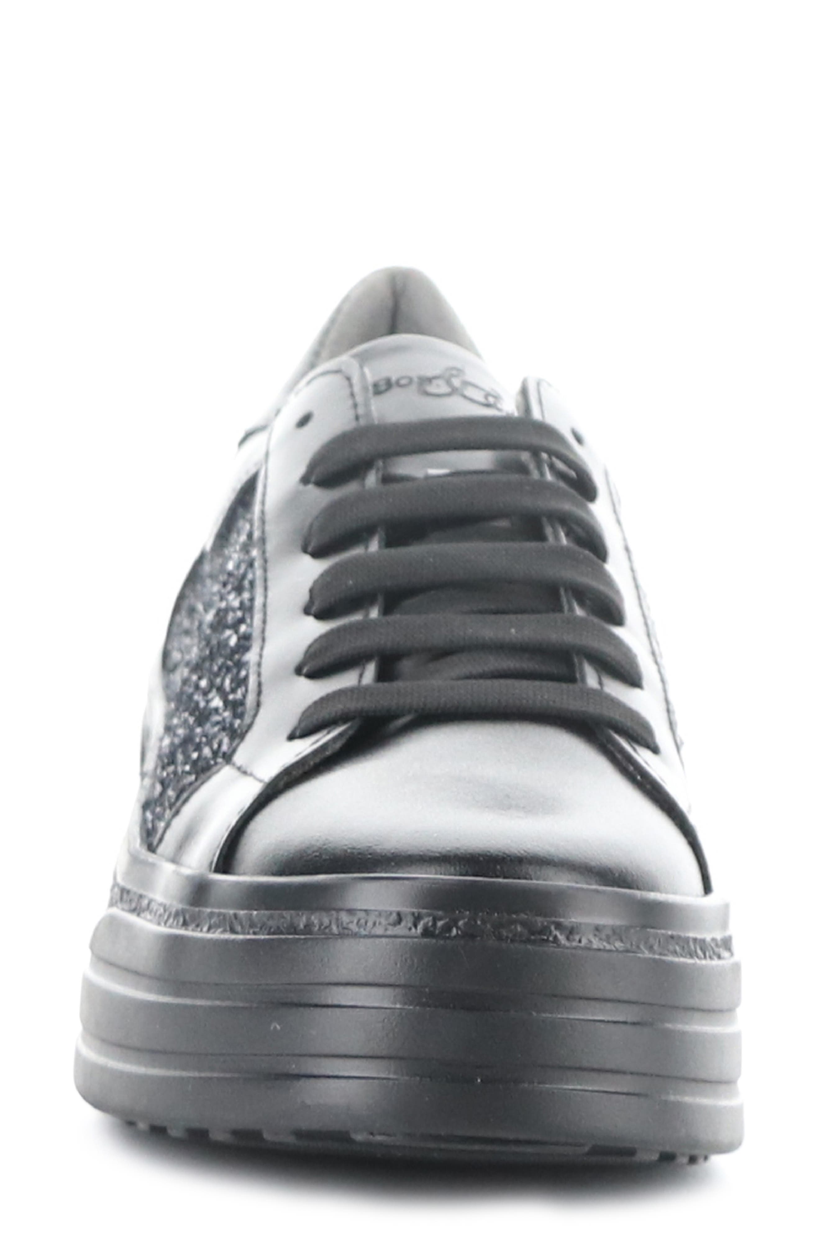 Bos. & Co. Lona Glitter Platform Sneaker, Alternate, color, 