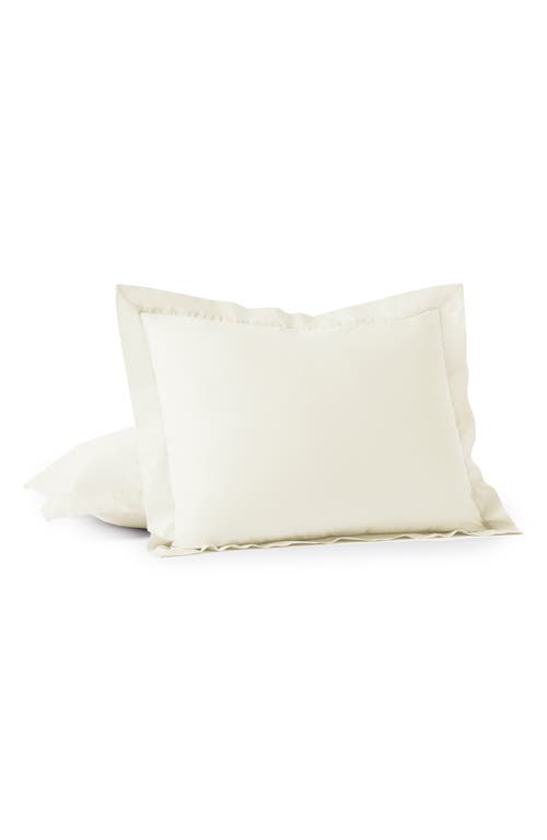 Coyuchi Organic Cotton Percale Pillow Sham In White
