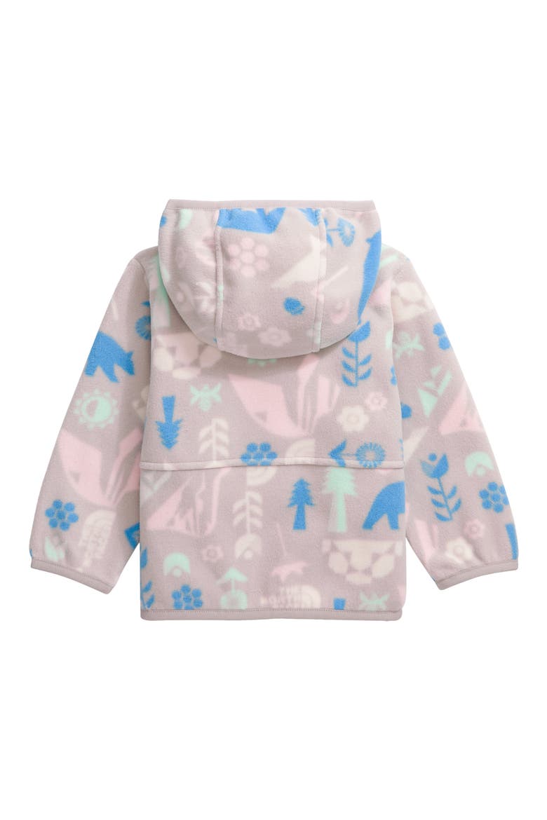 Kids' Glacier Zip Hoodie, Alternate, color, MOONSTONE GREY MULTI PITCH