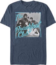 The Breakfast Club Men's The Breakfast Club Grayscale Character Pose  Graphic T-Shirt