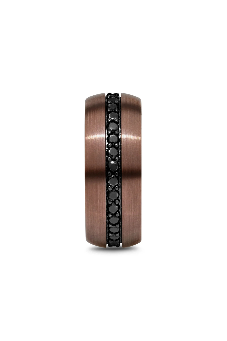 Artemis Tungsten Carbide Ring, Alternate, color, Espresso