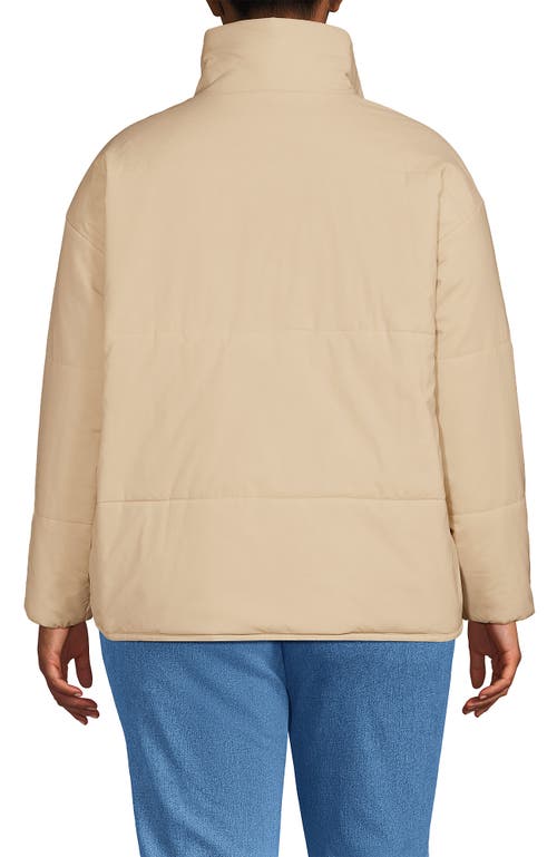 Lands' End Plus Size Wanderfree Insulated Jacket In White