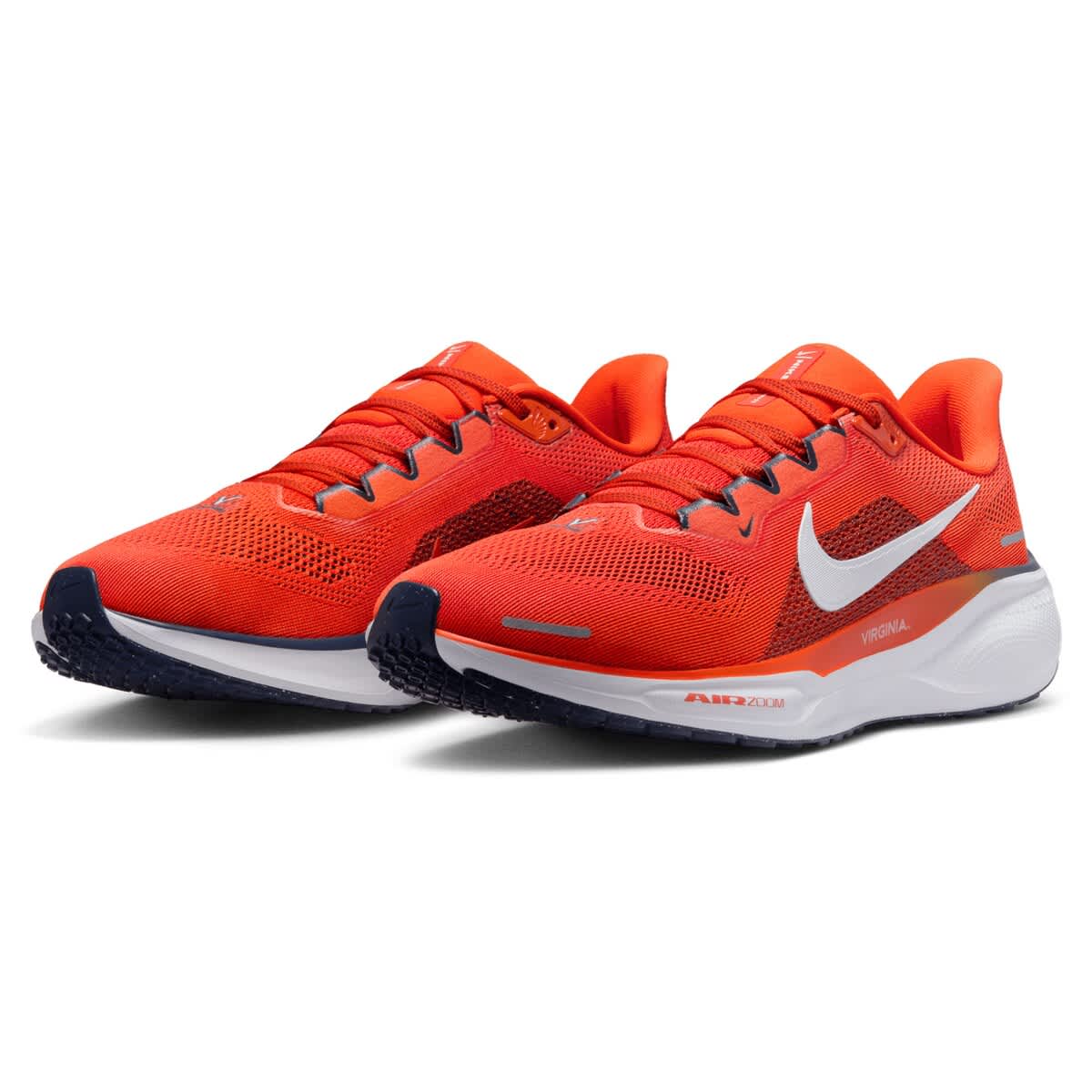 Nike Unisex Nike Orange Virginia Cavaliers Zoom Pegasus 41 Running Shoes, Alternate, color, Orange