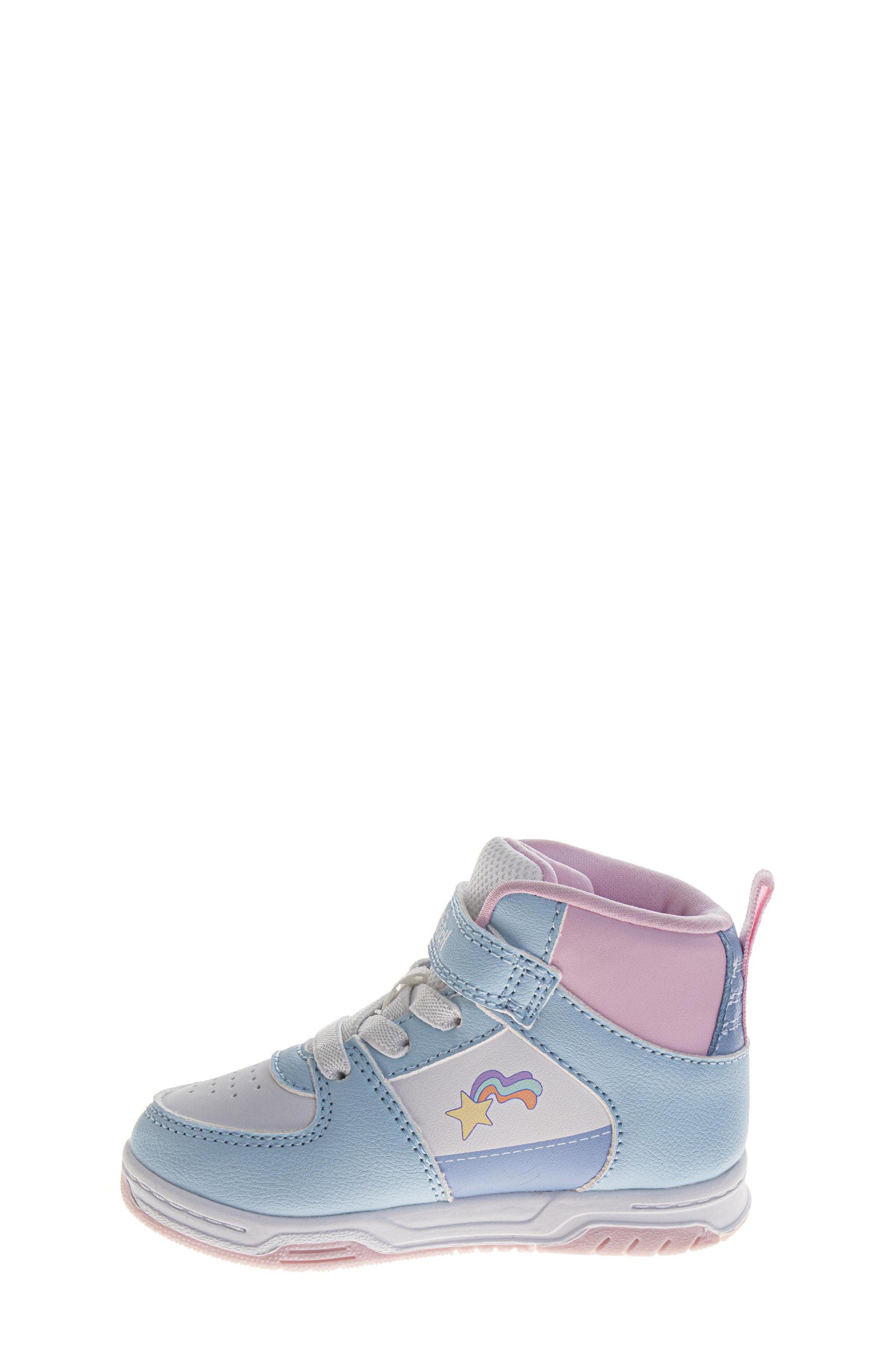 Kids' x Disney Lilo & Stitch Light-Up Sneaker, Alternate, color, BLUE WHITE