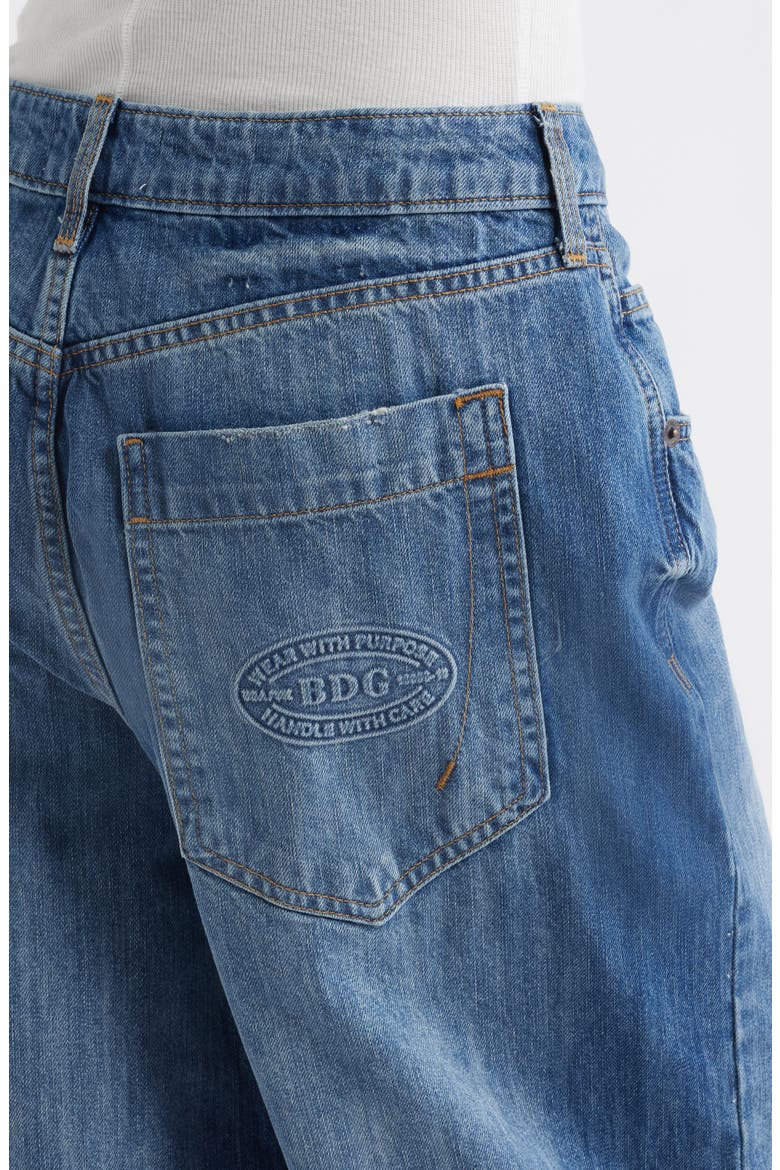 Jaya Baggy Wide Leg Jeans, Alternate, color, LIGHT VINTAGE