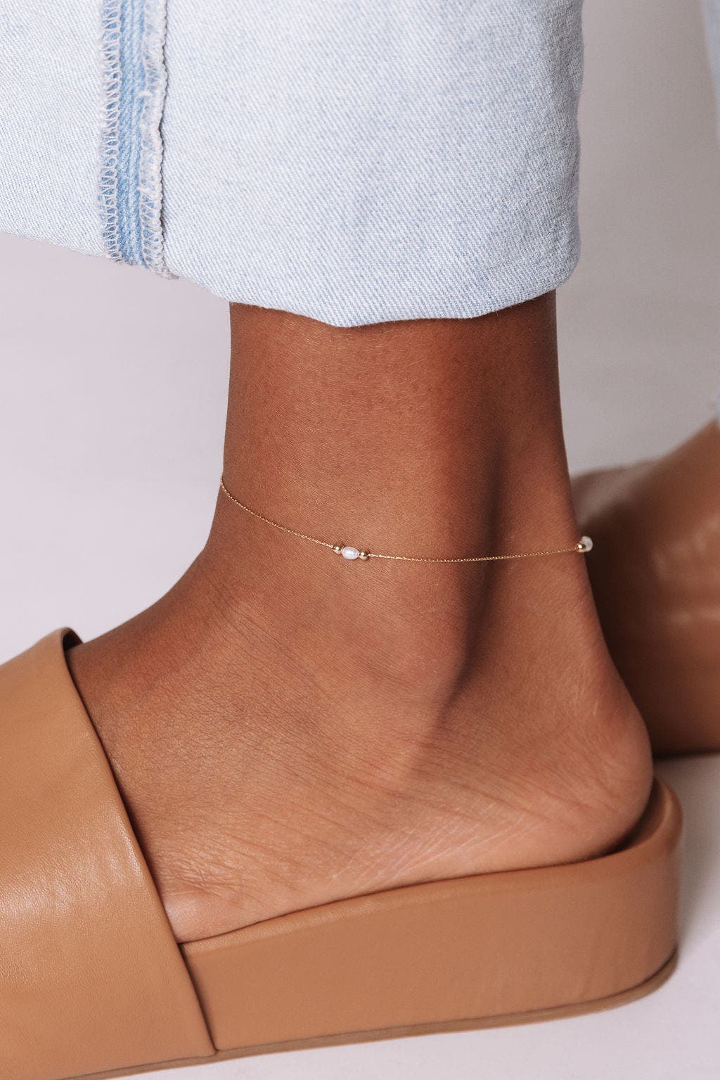 Set & Stones Michelle Pearl Anklet (Women) | Nordstrom