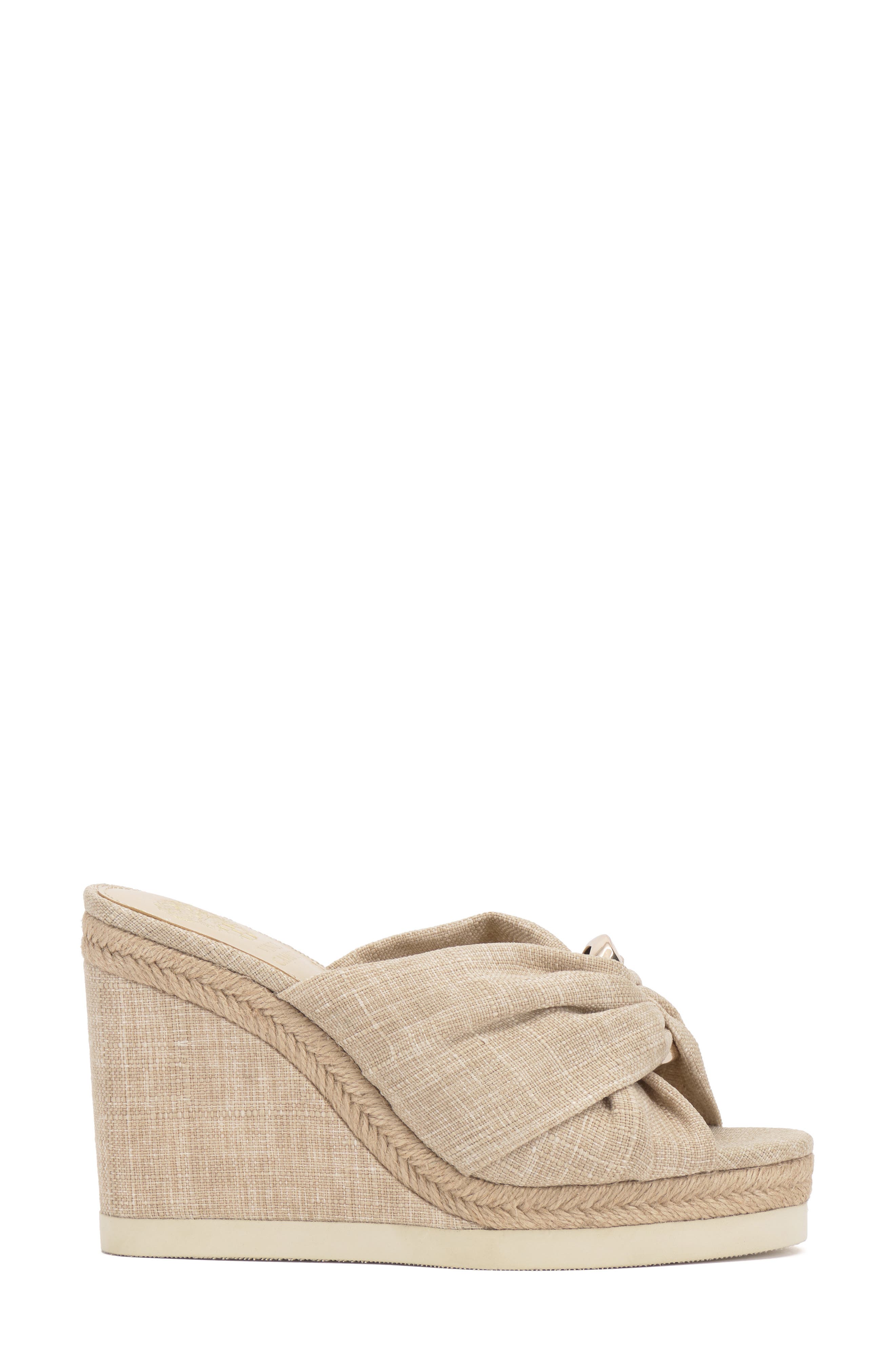 Vince Camuto Briana Platform Wedge Sandal, Alternate, color, Natural Rltsnl