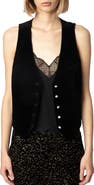 Zadig & Voltaire Emaux Velvet Vest